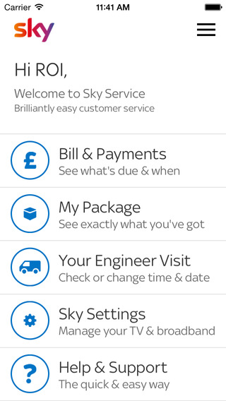 Sky launches new Sky Service app