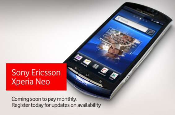 Sony Ericsson Xperia Neo coming soon