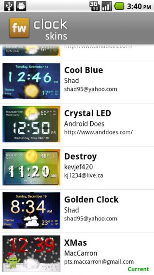 clock fancy widget 4