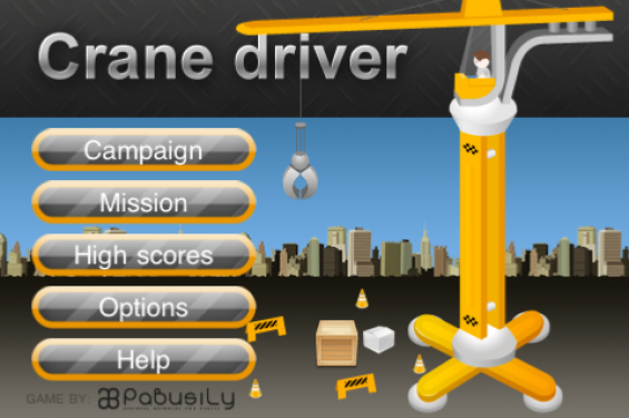 Crane Driver   Menu