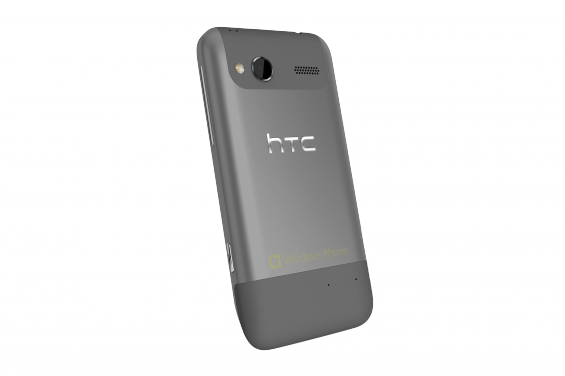 HTC Radar   back angle   Metal Grey