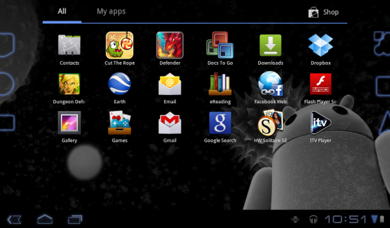 Acer Iconia Apps