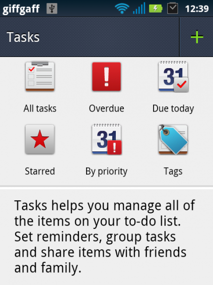 tasks