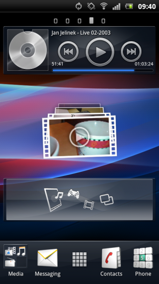 SE Xperia pro screenshot   home 1