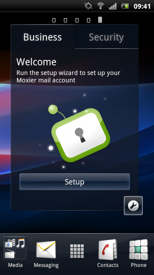 SE Xperia pro screenshot   home 2