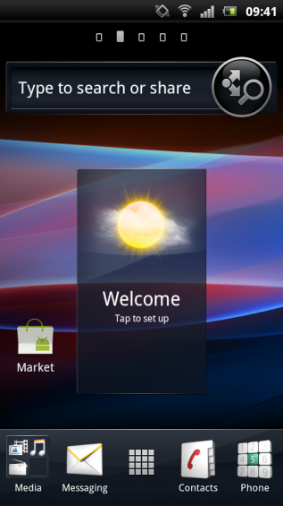 SE Xperia pro screenshot   home 4