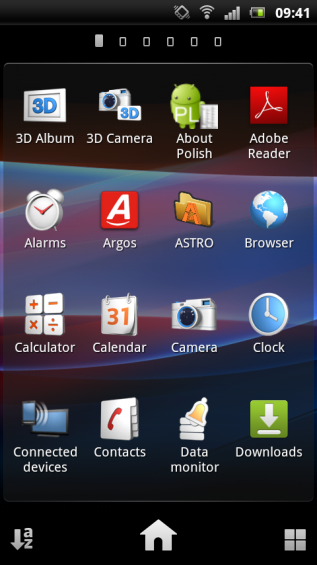 SE Xperia pro screenshot   launcher 1