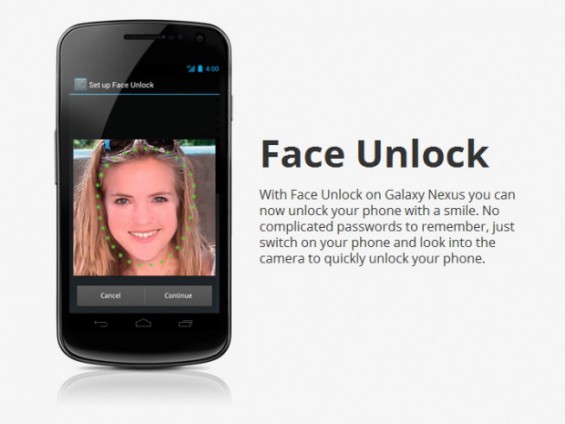 Galaxy Nexus Face Unlock 620x465