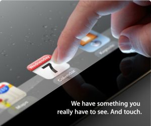 iPad event invitation