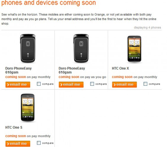 HTC X and S coming soon