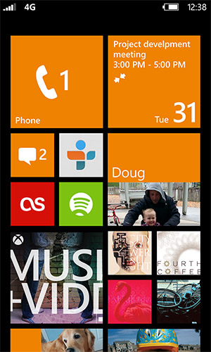 WindowsPhone8StartSc Page