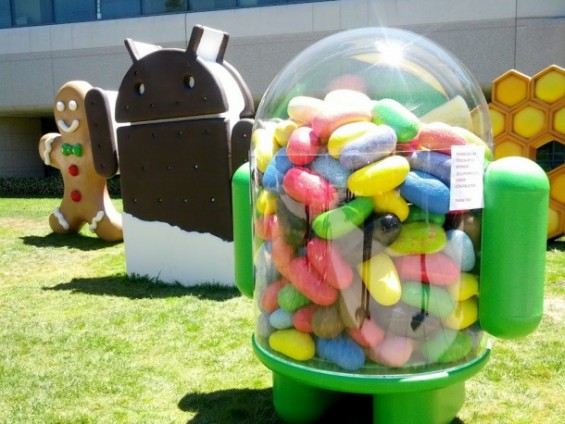 android jelly bean statue