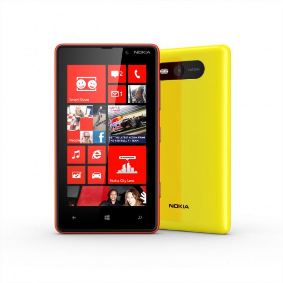 700 nokia lumia 820 red and yellow