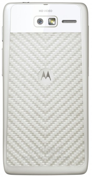 RAZR M White Back ROW