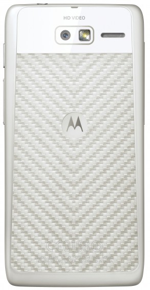 RAZR M White Back ROW