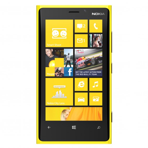 nokia lumia 920 yellow front