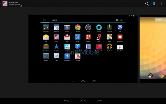 nexus 10 gallery filmstrip