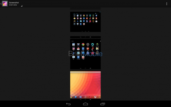 nexus 10 gallery grid