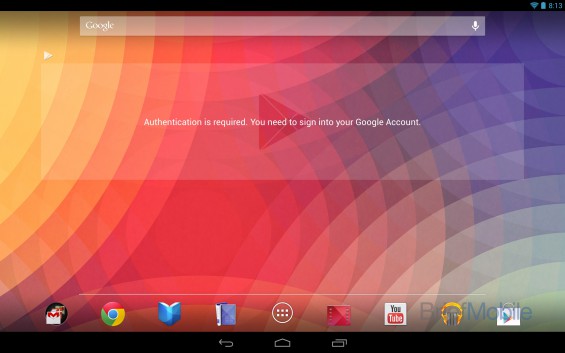 nexus 10 homescreen widget