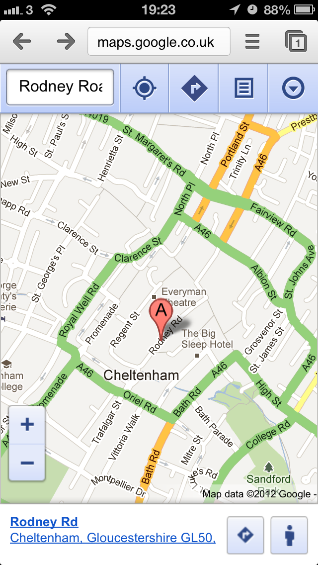 Google Maps on iOS6 Streetview
