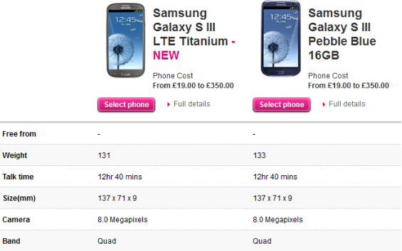 t mob s3 and lte s3