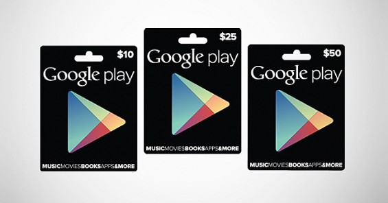 google play gift cards