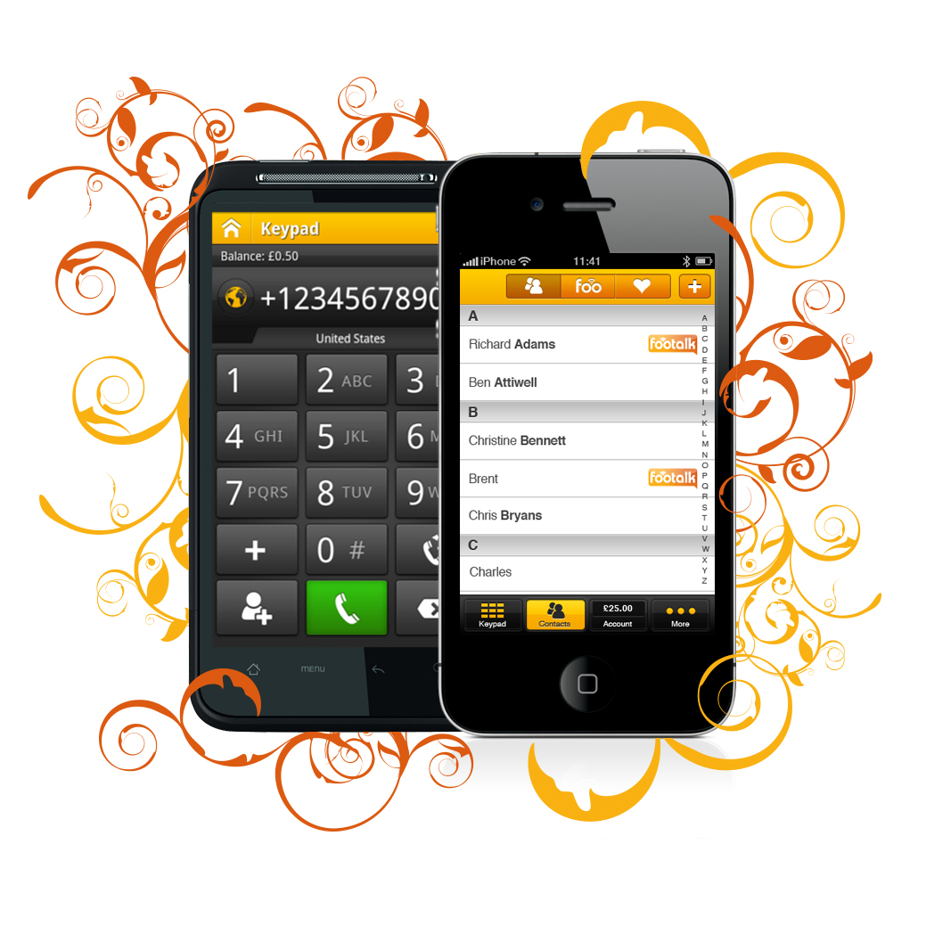 FooTalk Free calls, and landline and mobile calling