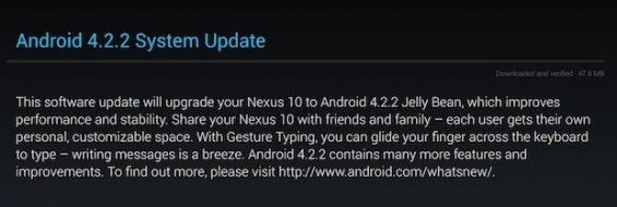 nexus10 android4.2.2