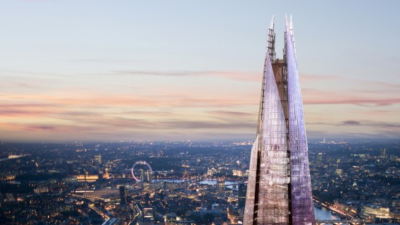 skyline around the shard