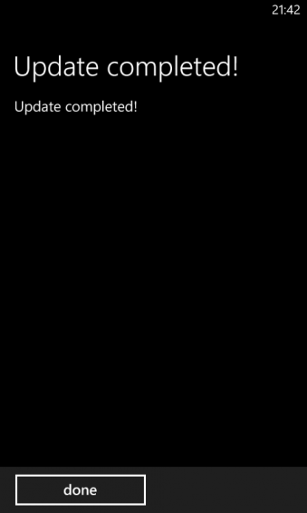 620 update complete