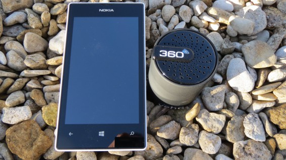 Veho 360 degree M3 Bluetooth Speaker with Nokia Lumia 520