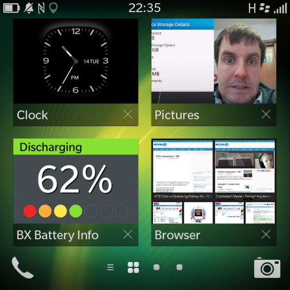 BlackBerry Q10 Widgets