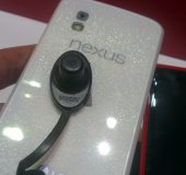 White Nexus 4 on display in Dubai   pictures, video and an apology