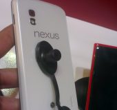 White Nexus 4 on display in Dubai   pictures, video and an apology