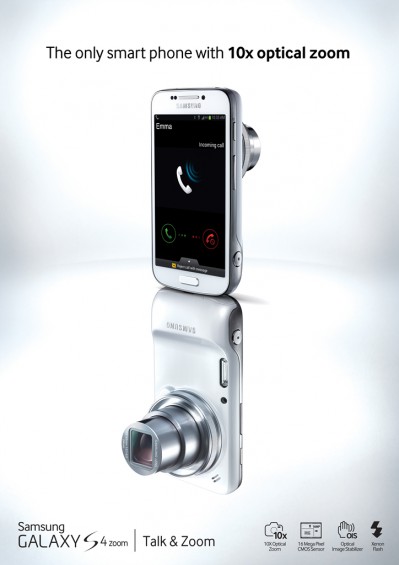 GALAXY S4 zoom(Key Visual)