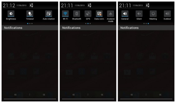 Prestigio 4500 Notifications