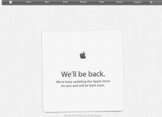 apple back soon