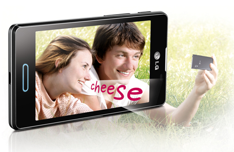 lg mobile L5 II feature cheese shutter