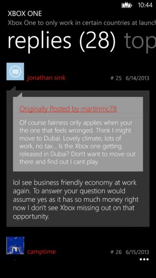 Tapatalk Screenshot