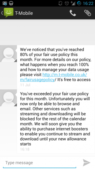 T Mobile policy change