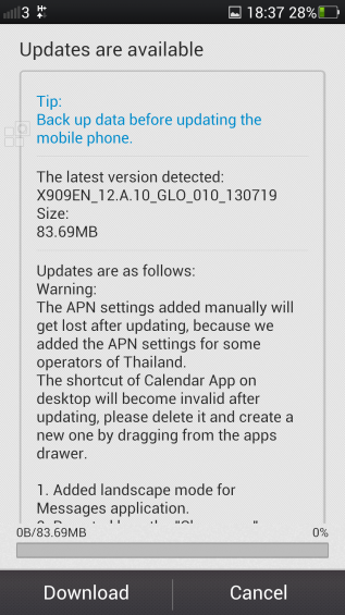 oppo update