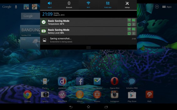 Xperia Tablet Z SGP321 Android 4.2.2 screenshot 2