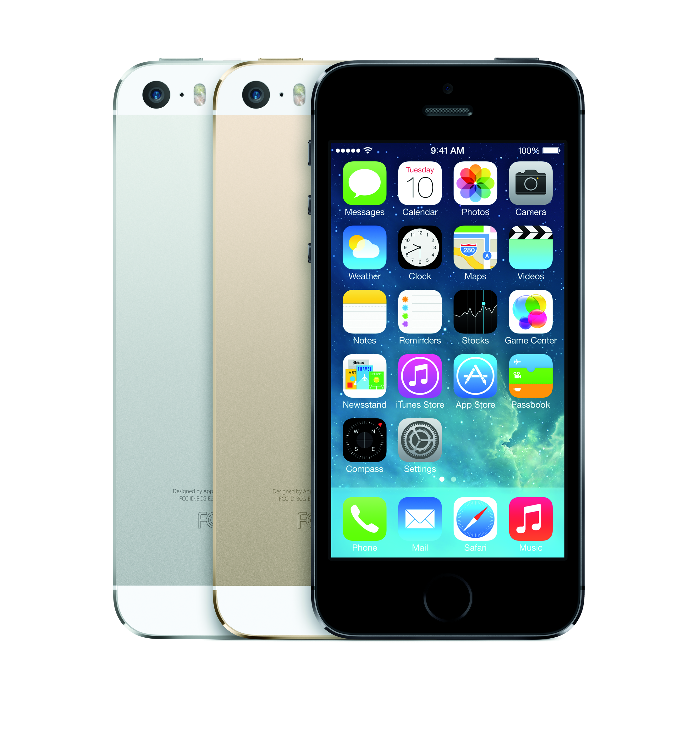 iPhone5s 3Color iOS7 PRINT