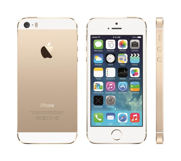 iPhone5s Gld iOS7 PRINT