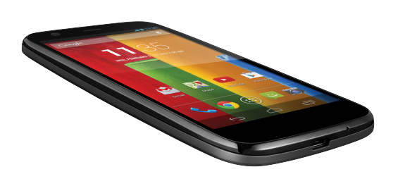 Moto G Front screen black