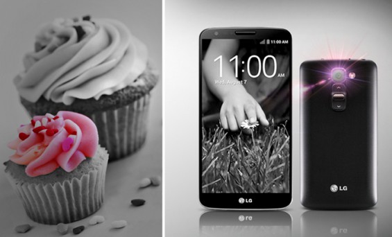 LG G2 Mini and CupCakes