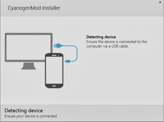 cmdetecting device