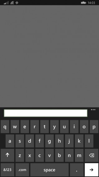wp8.1 keyboard and status bar