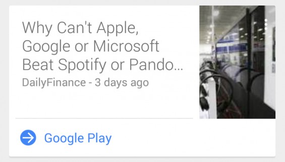 Google Now News