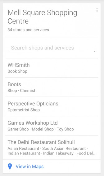 Google Now Shopping